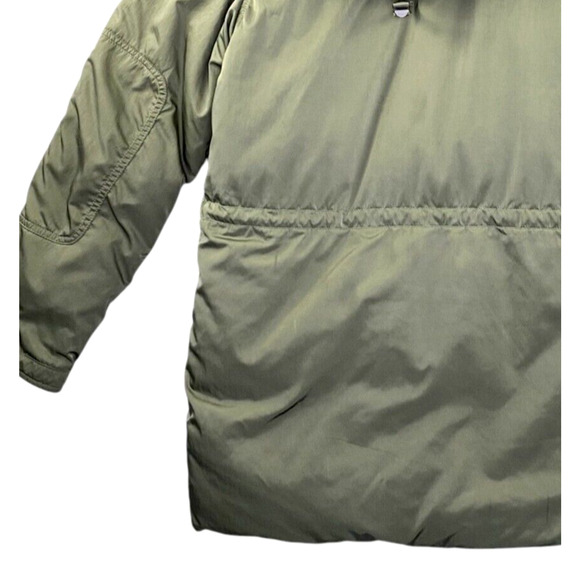 Ralph Lauren Denim & Supply Jacket Medium Green Military Down Sherpa Lined Hood - Picture 15 of 16